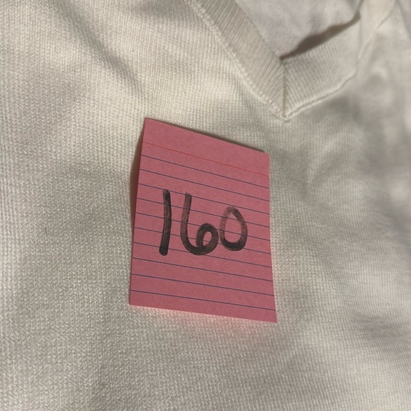 Lucky Brand Women's Cream V-Neck Sweater, XX-Large - Picture 5 of 15